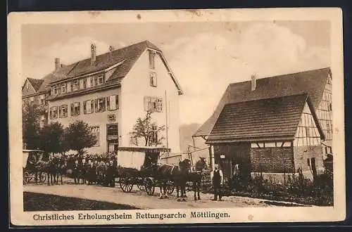 AK Möttlingen, Blick zum Christliches Erholungsheim Rettungsarche