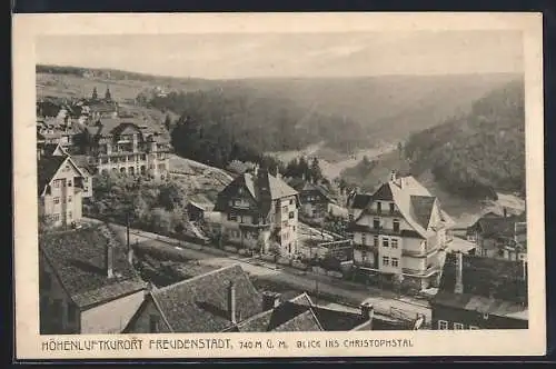 AK Freudenstadt, Blick ins Christophtal