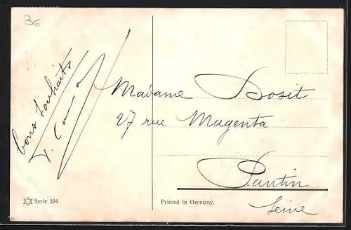 AK Rappe und Fuchs mit Zaumzeug