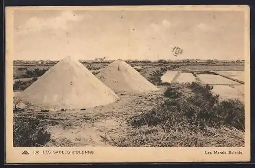 AK Les Sables-d`Olonne, Les Marais Salants, Salzberge