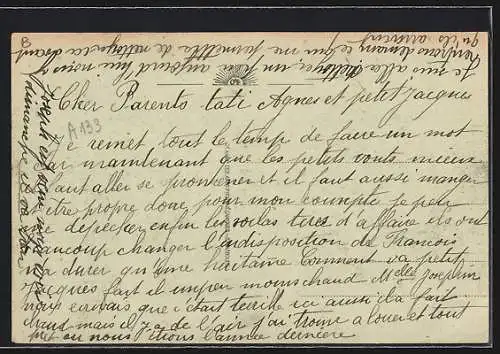 AK Trouville, Le pecheur de moules, Muscheln