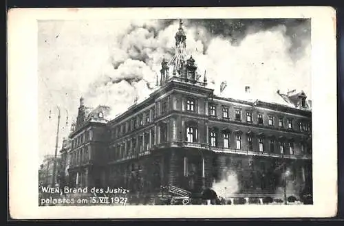 AK Wien, Brand des Justizpalastes 1927