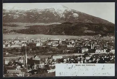 Foto-AK Fritz Gratl: Innsbruck, Panorama