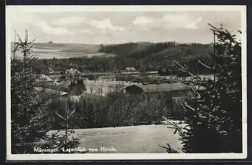 AK Münsingen, Lagerblick vom Hörnle