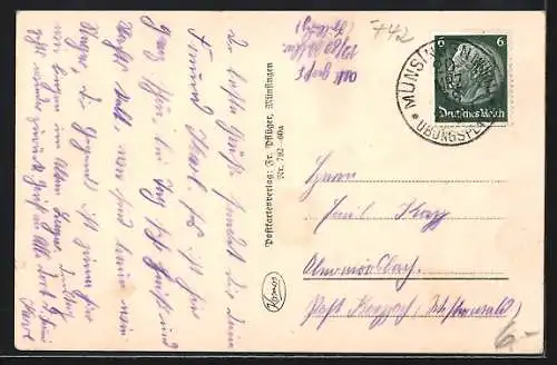 AK Münsingen, Lagerblick vom Hörnle