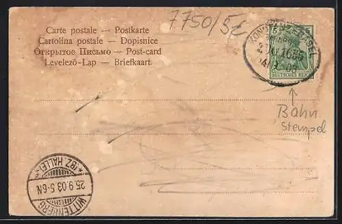 AK Konstanz, Hafen mit Bodensee-Dampfer