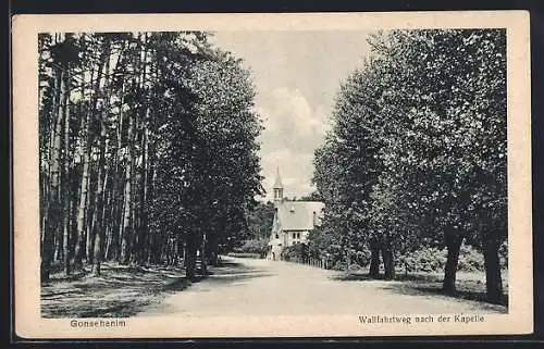 AK Gonsenheim, Wallfahrtsweg nach der Kapelle