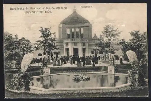 AK Nürnberg 1906, Bayerische Jubiläums-Landes-Ausstellung 1906, Kunsthalle