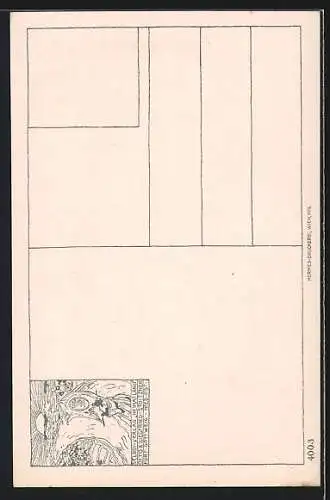 Künstler-AK Mürzsteg, Ortsansicht, Otto Stoitzner
