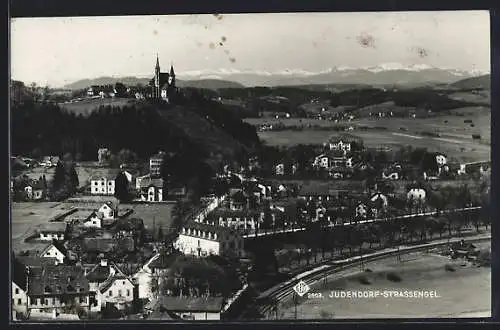 AK Judendorf-Strassengel, Ortsansicht aus der Vogelschau