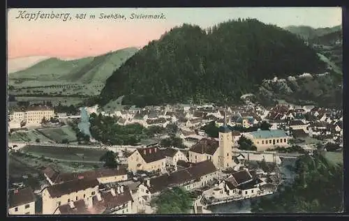 AK Kapfenberg /Steiermark, Ortsansicht im Tal