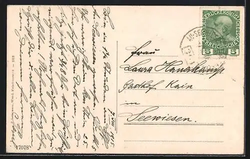 AK Kapfenberg /Steiermark, Ortsansicht im Tal