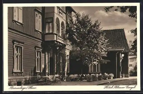 AK Braunlage /Harz, Hotel Blauer Engel