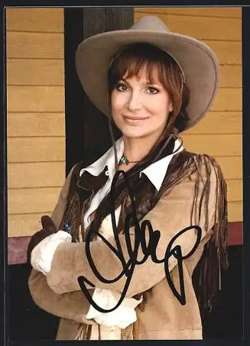 AK Bad Segeberg, Karl-May-Spiele 2006, Winnetou III, Alexandra Kamp als Dr. Kate Brody, Autograph