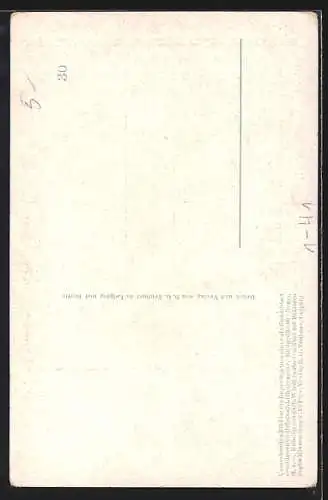 AK Portrait Goethe von der Seite