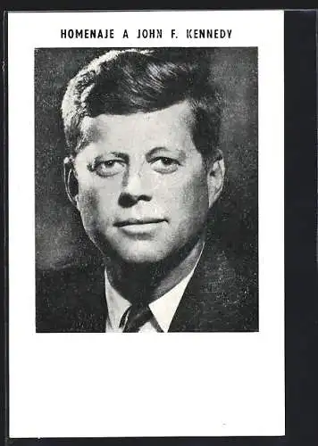 AK Präsident der USA John F. Kennedy im Porträt