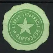 Reklamemarke Lingvo Internacia Esperanto, Stern