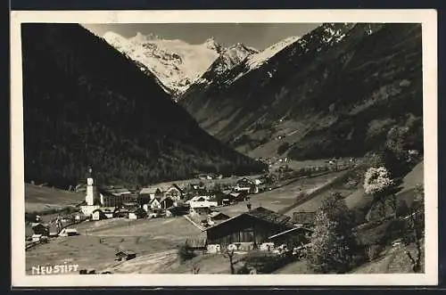 AK Neustift, Blick zum Gletscher