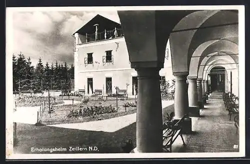 AK Zeillern, Garten des Erholungsheims