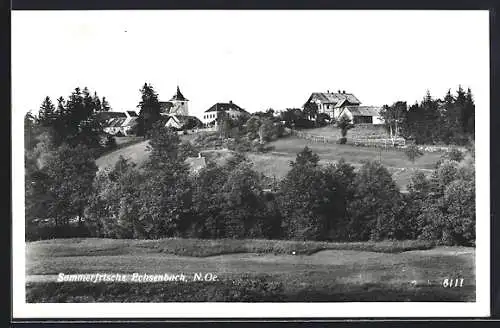 AK Echsenbach, Blick hoch zur Ortschaft