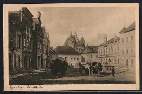 AK Eggenburg, Blick über den Hauptplatz