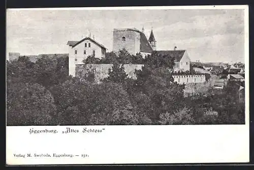 AK Eggenburg, Blick aufs Alte Schloss