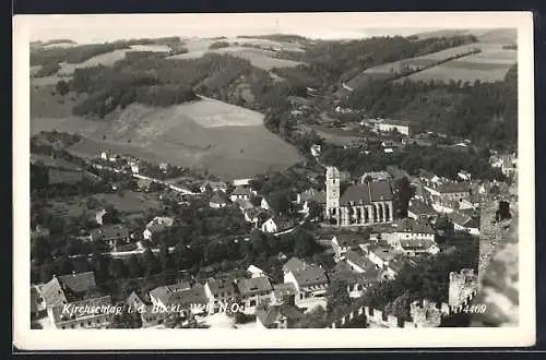 AK Kirchschlag i. d. Buckl, Ortsansicht aus der Vogelschau