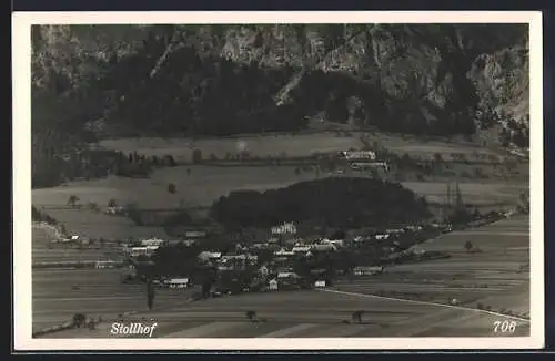 AK Stollhof, Flugzeugaufnahme