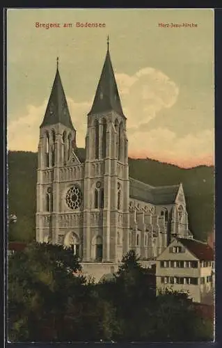 AK Bregenz am Bodensee, Herz-Jesu-Kirche