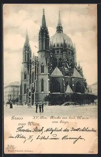 AK Wien, Kirche zur heil. Maria vom Siege