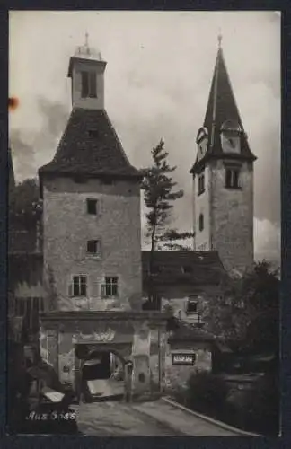 AK Göss, Stift, Tor und Glockenturm