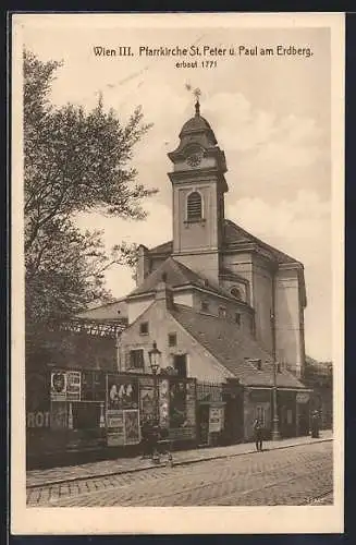 AK Wien, Pfarrkirche St. Peter und Paul am Erdberg