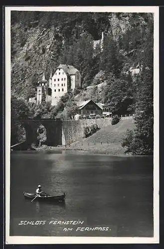 AK Fernpass, Schloss Fernstein, Ruderboot