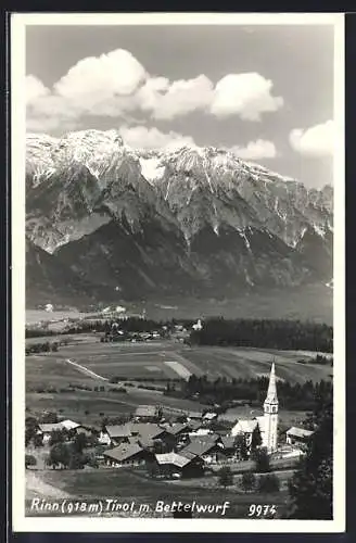 AK Rinn /Tirol, Ortsansicht mit Bettelwurf