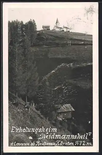 AK St. Lorenzen ob Reichenau, Erholungsheim Weidmannsheil