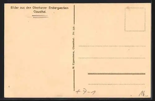 AK Clausthal, Oberharzer Erzbergwerke, Erzförderung auf Schiffen in der Grube Silbersegen