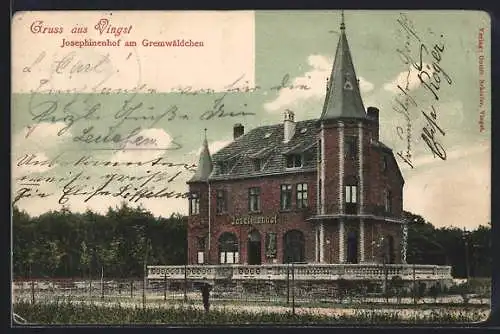 AK Köln-Vingst, Gasthaus Josephinenhof am Gremwäldchen