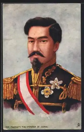 Künstler-AK Der Kaiser von Japan, Kaiser von Japan