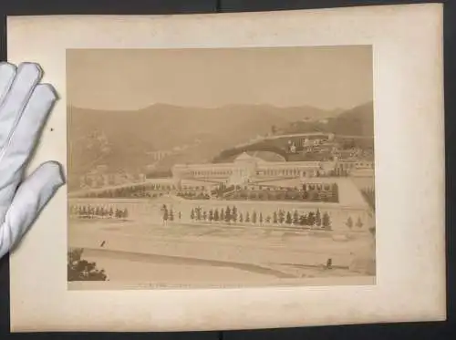 Fotografie unbekannter Fotograf, Ansicht Genova, Panorama del Cimitero di Staglieno