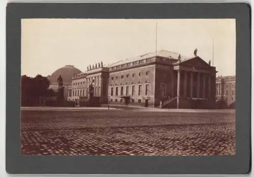 10 Fotografien J. F. Stiehm, Berlin, Ansicht Berlin, Unter den Linden, Kaiserpassage, Börse, Opernhaus, rotes Rathaus