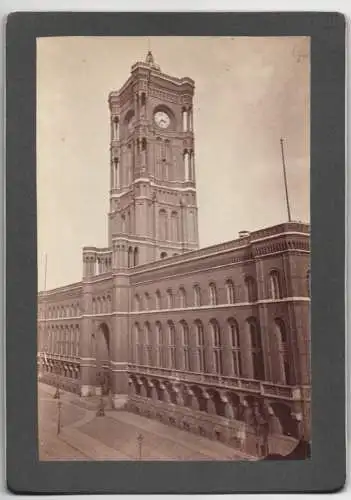 10 Fotografien J. F. Stiehm, Berlin, Ansicht Berlin, Unter den Linden, Kaiserpassage, Börse, Opernhaus, rotes Rathaus