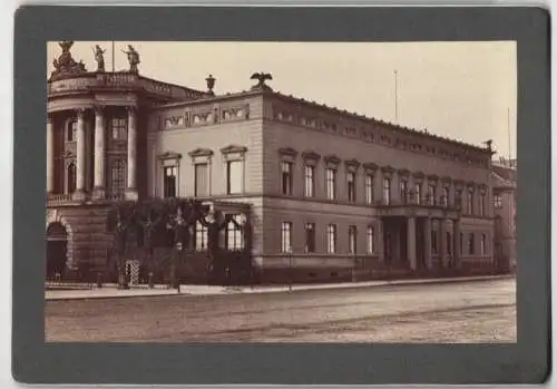 10 Fotografien J. F. Stiehm, Berlin, Ansicht Berlin, Unter den Linden, Kaiserpassage, Börse, Opernhaus, rotes Rathaus