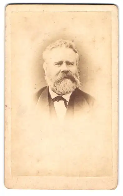 Fotografie unbekannter Fotograf und Ort, Portrait Fritz Reuter, deutscher Volksdichter 0