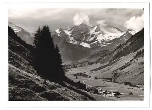 Fotografie Gebr. Metz, Tübingen, Ansicht Ferleiten, Blick zum Gasthaus Luckashansl, Rohabzug