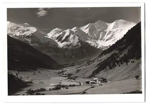 Fotografie Gebr. Metz, Tübingen, Ansicht Ferleiten, Blick zum Gasthaus zum Tauernhof, Rohabzug