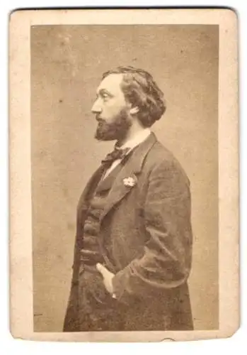 Fotografie Fotograf unbekannt, Portrait Léon Gambetta, Mitbegründungsvater der Dritten Republik, franz. politiker