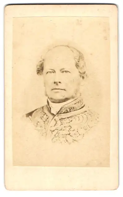 Fotografie unbekannter Fotograf und Ort, Portrait Friedrich Ferdinand von Beust, Staatsmann königreich Sachsen 0