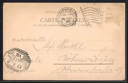 AK Paris, Exhibition Universelle 1900, Pavillon de la Ville de Paris, Cours la Reine