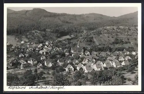 AK Michelbach /Murgtal, Gesamtansicht aus der Vogelschau