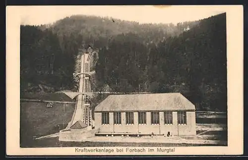 AK Forbach /Murgtal, Kraftwerkanlage bei Forbach